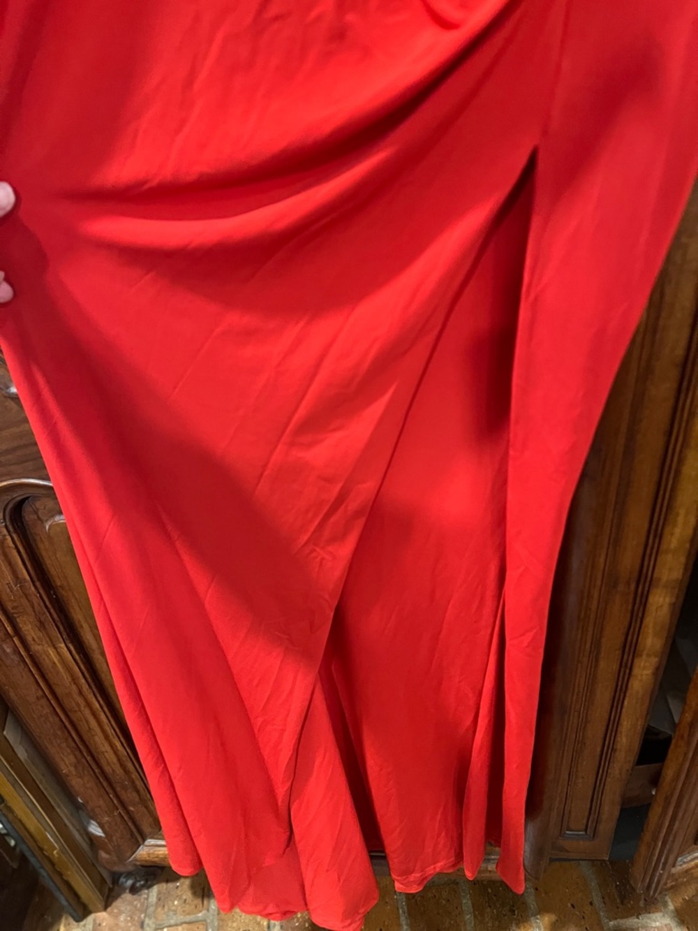 Revolve | Nookie Alba Gown in Cherry Red One-Shoulder Evening Gown - Picture 7 of 11